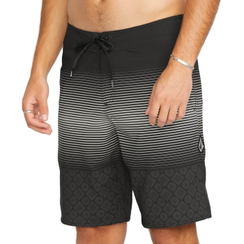 VOLCOM LIDO STRIPE 20" BOARDSHORT BLACK