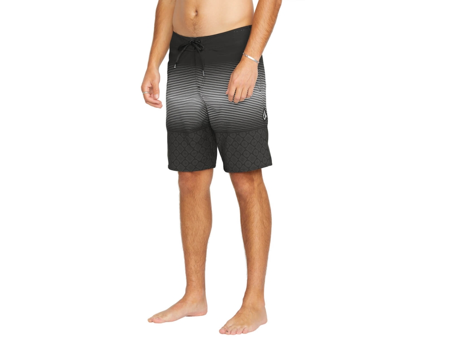 VOLCOM LIDO STRIPE 20" BOARDSHORT BLACK