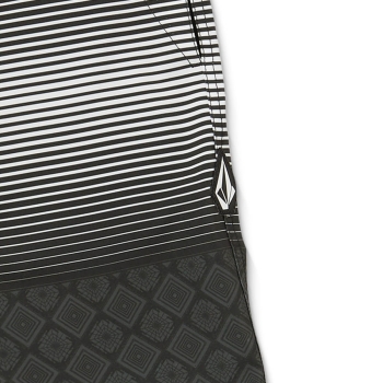 VOLCOM LIDO STRIPE 20" BOARDSHORT BLACK