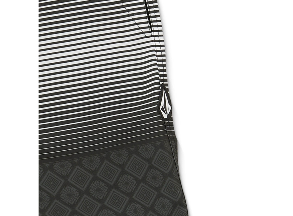 VOLCOM LIDO STRIPE 20" BOARDSHORT BLACK