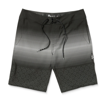 VOLCOM LIDO STRIPE 20" BOARDSHORT BLACK