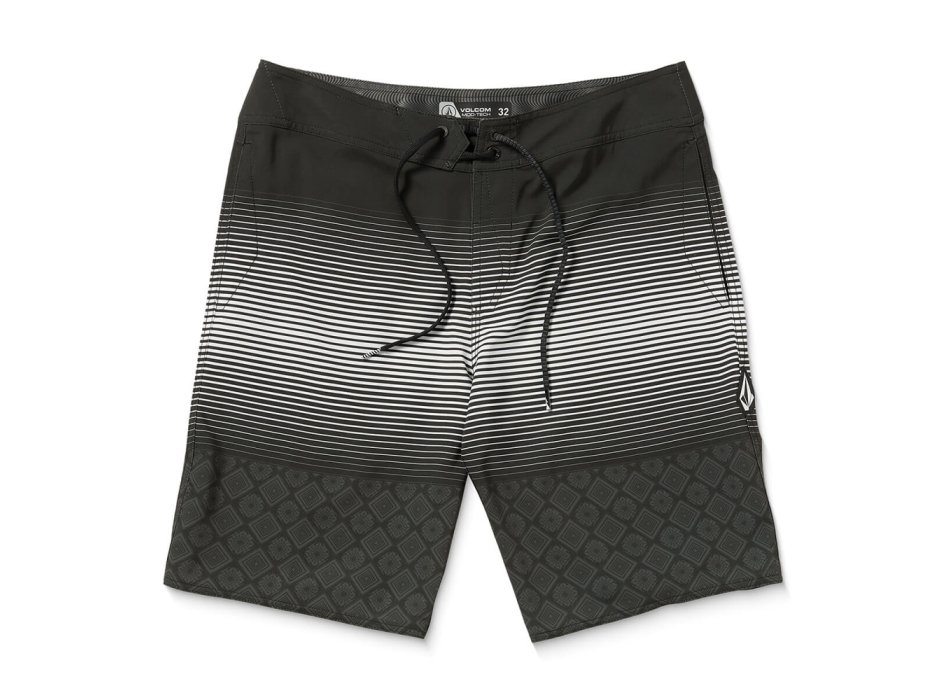 VOLCOM LIDO STRIPE 20" BOARDSHORT BLACK