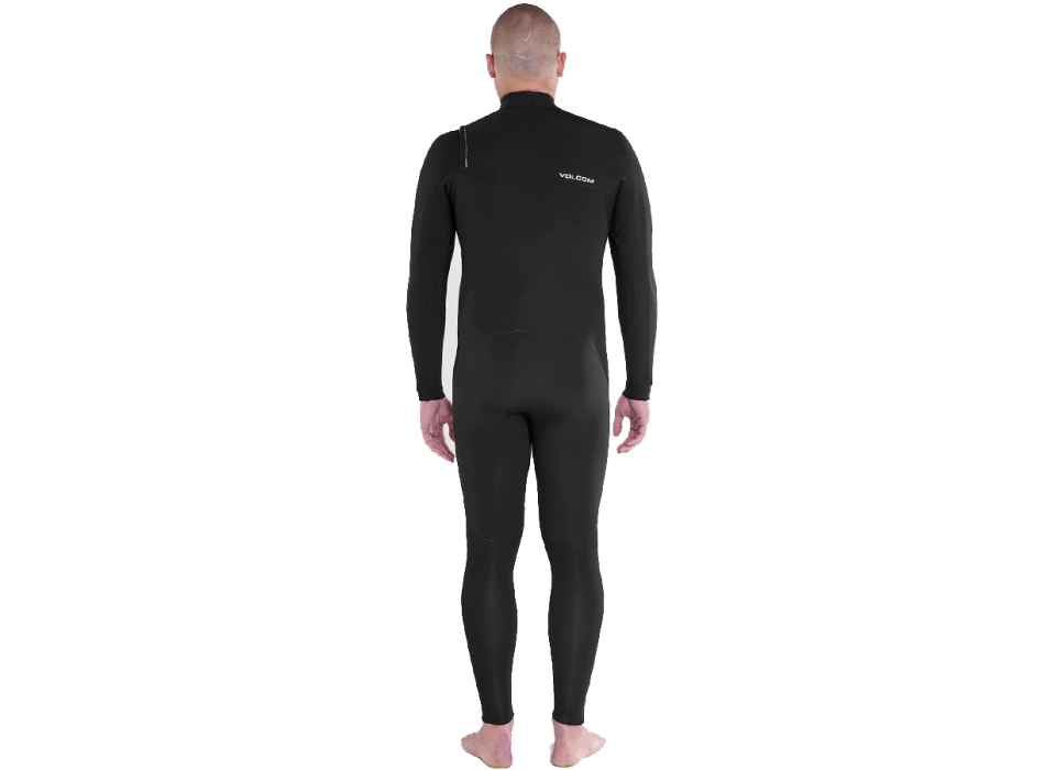 VOLCOM MODULATOR 4/3MM CHEST ZIP WETSUIT BLACK