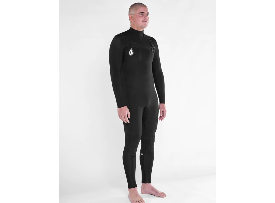 VOLCOM MODULATOR 4/3MM CHEST ZIP WETSUIT BLACK