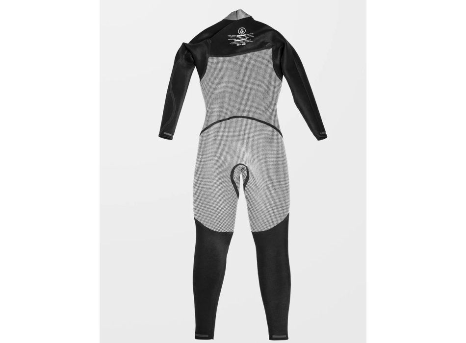 VOLCOM MODULATOR 4/3MM CHEST ZIP WETSUIT BLACK