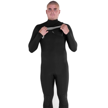 VOLCOM MODULATOR 4/3MM CHEST ZIP WETSUIT BLACK