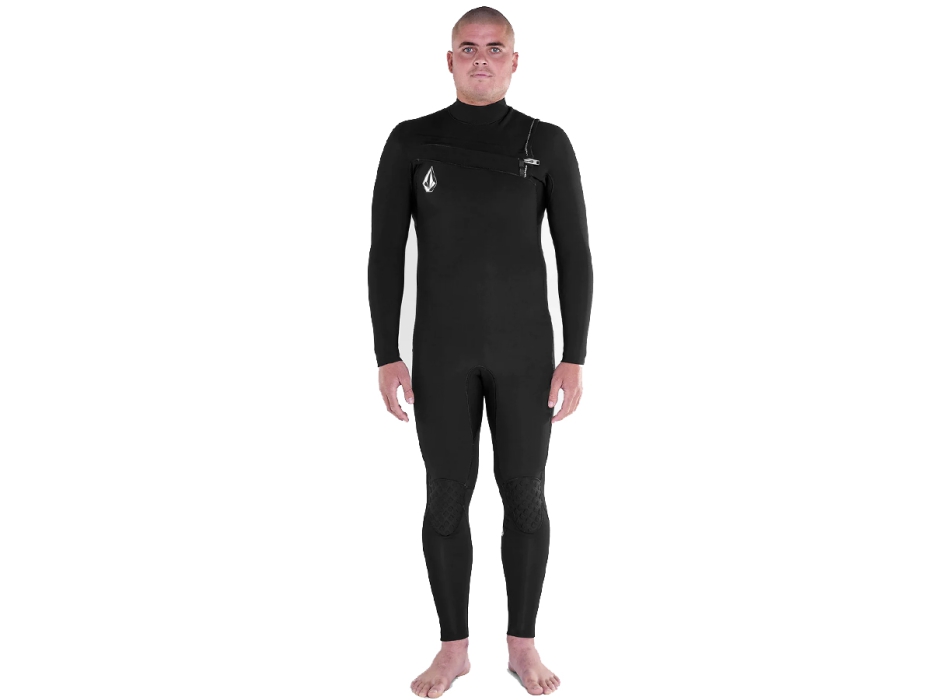 VOLCOM MODULATOR 4/3MM CHEST ZIP WETSUIT BLACK