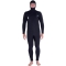 VOLCOM MODULATOR 5/4/3MM HOODED CHEST ZIP WETSUIT BLACK