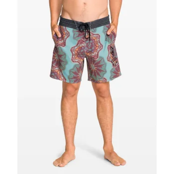 VOLCOM PCS STAR SHIELDS STONEY BOARDSHORT 18" BLACK