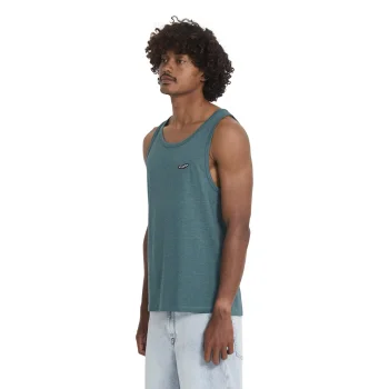 VOLCOM PISTOL STONE TANK TOP HEATHER RIFLE GREEN