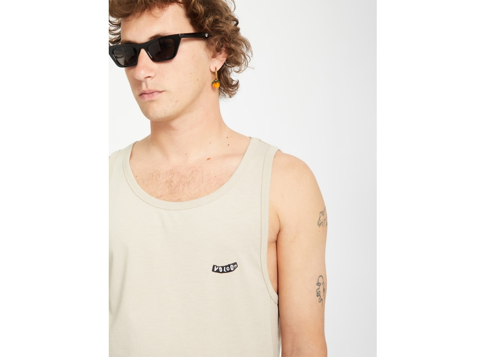 VOLCOM PISTOL TANK TOP HEATHER BEIGE