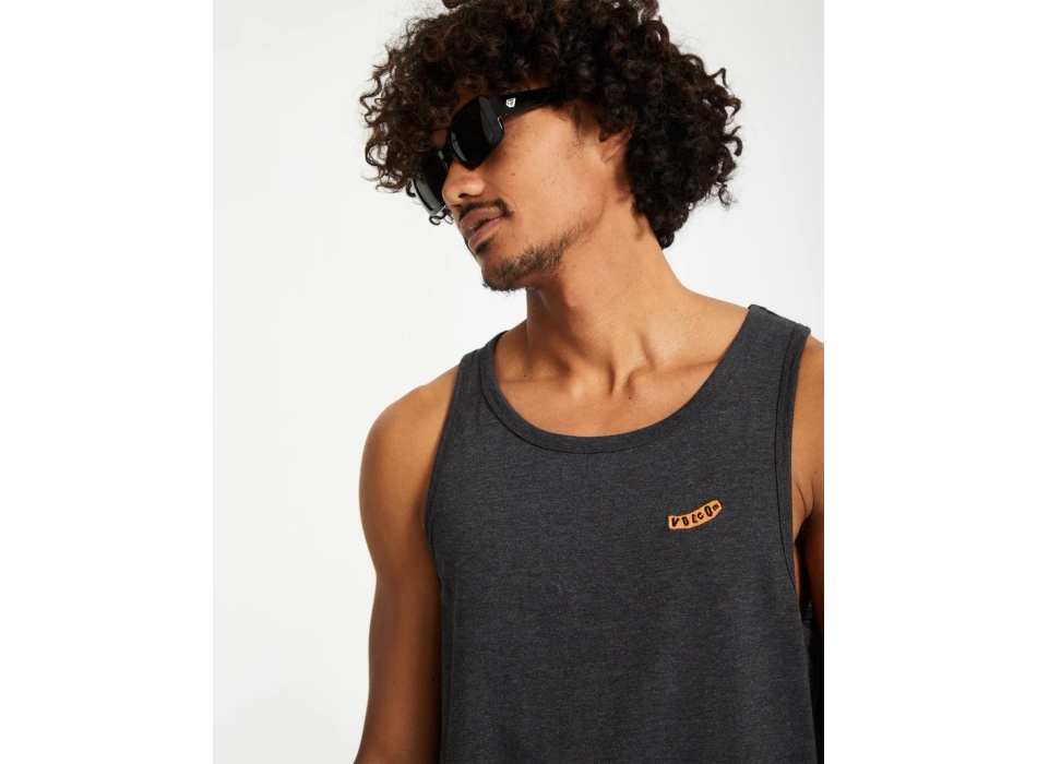 VOLCOM PISTOL TANK TOP HEATHER BLACK