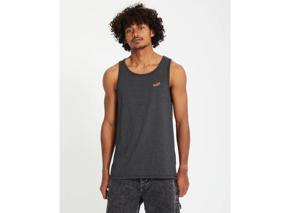 VOLCOM PISTOL TANK TOP HEATHER BLACK