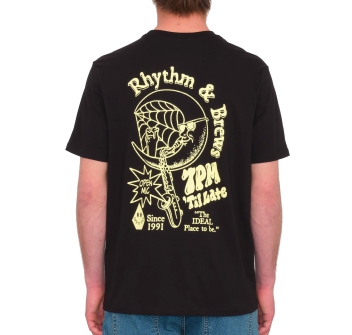 VOLCOM RHYTHM 1991 T-SHIRT BLACK