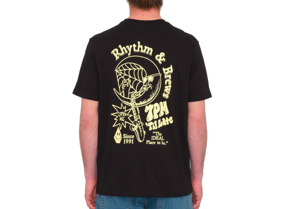 VOLCOM RHYTHM 1991 T-SHIRT BLACK