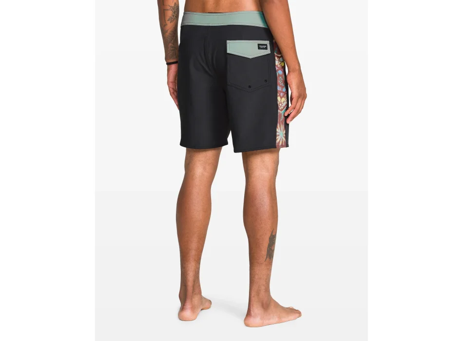 VOLCOM STAR SHIELDS FA ARTIST MOD BOARDSHORT 18" STEALTH