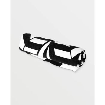 VOLCOM STONENARY TOWEL BLACK WHITE