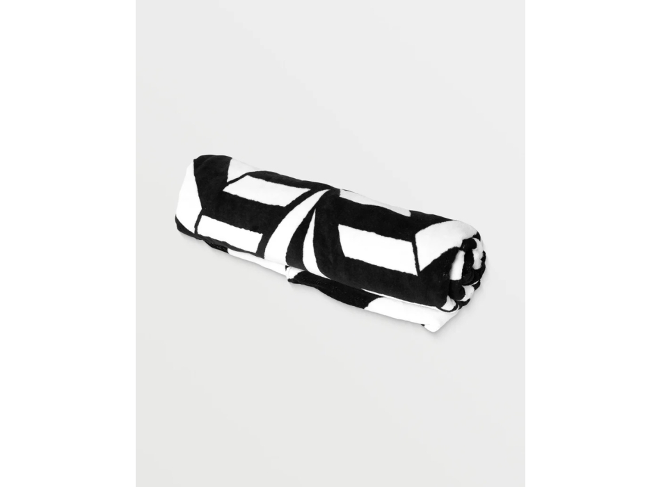 VOLCOM STONENARY TOWEL BLACK WHITE