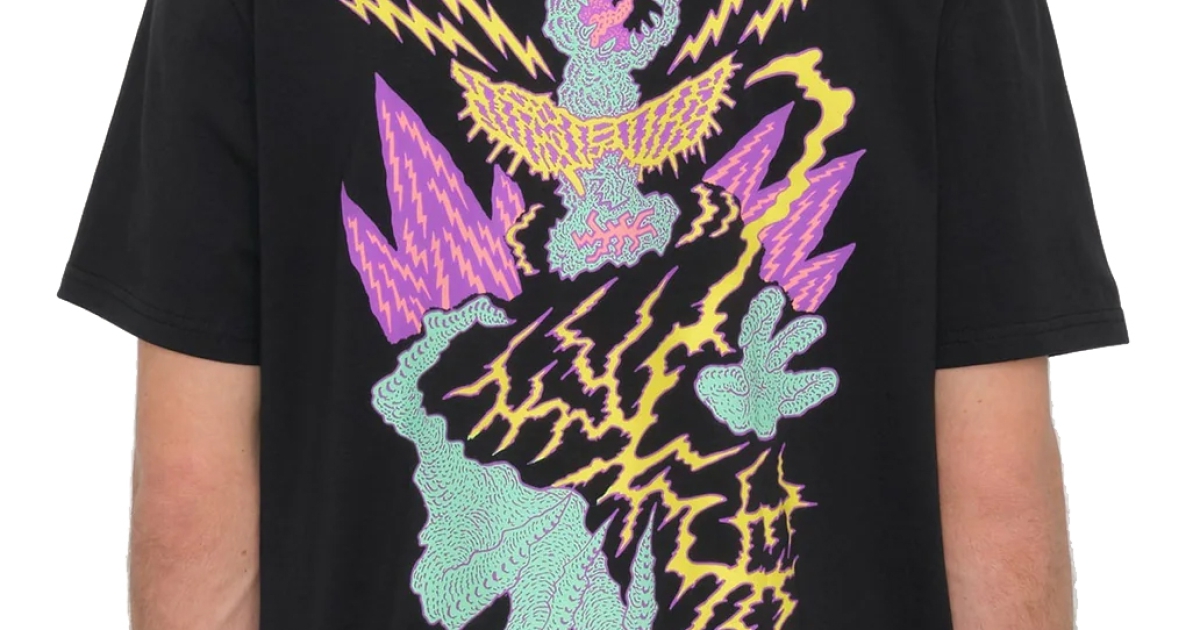 Volcom Tetsunori 2 T-shirt black - Surf Shop online