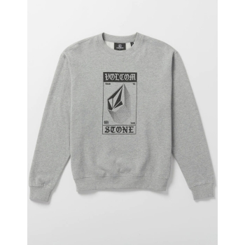 VOLCOM WATANITE SWEATSHIRT HEATHER GREY