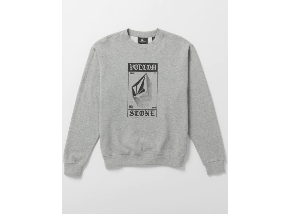 VOLCOM WATANITE SWEATSHIRT HEATHER GREY