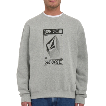 VOLCOM WATANITE SWEATSHIRT HEATHER GREY