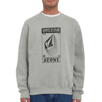 VOLCOM WATANITE SWEATSHIRT HEATHER GREY