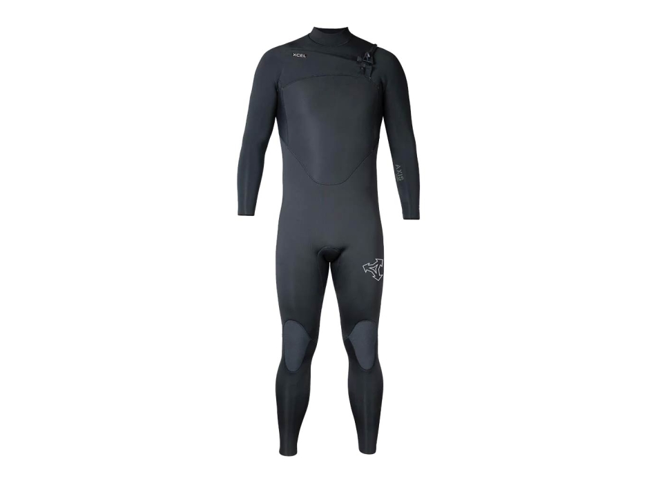 XCEL AXIS 4/3 CHEST ZIP FULL WETSUIT BLACK