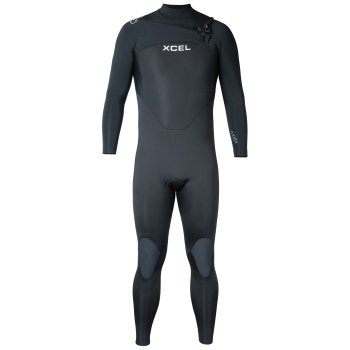XCEL AXIS 4/3 CHEST ZIP FULL WETSUIT BLACK