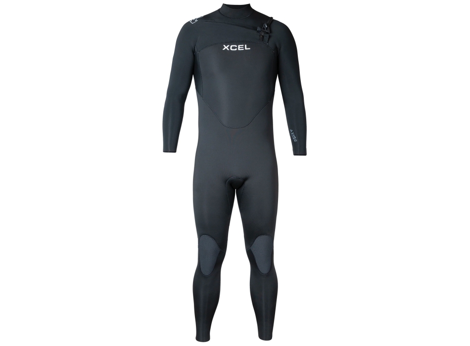 XCEL AXIS 4/3 CHEST ZIP FULL WETSUIT BLACK