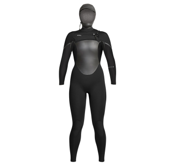 XCEL 5/4 WOMENS AXIS HOODED WETSUIT BLACK