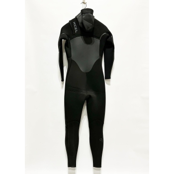 XCEL 5/4 WOMENS AXIS X HOODED WETSUIT BLACK (SECOND HAND)