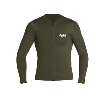 XCEL AXIS LONG SLEEVE FRONT ZIP 1/0.5MM JACKET