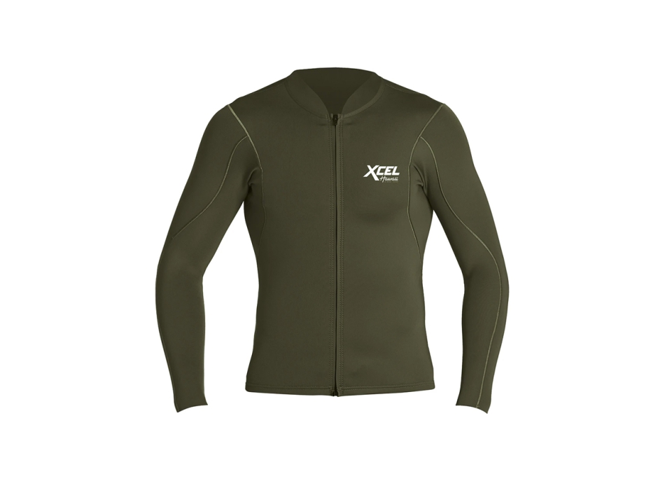 XCEL AXIS LONG SLEEVE FRONT ZIP 1/0.5MM JACKET
