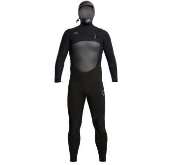 XCEL MENS INFINITI 5/4MM HOODED FULL WETSUIT BLACK