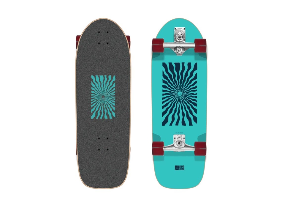 YOW SURFSKATE FOG HAZE 31" LONG ISLAND COMPLETE